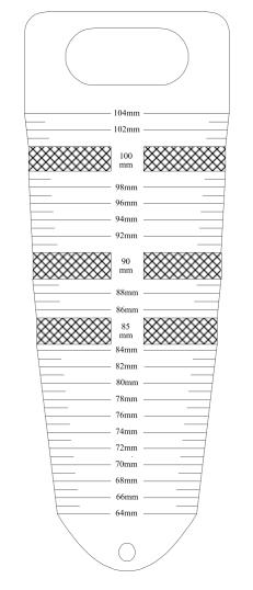 Diagram of certified gauge