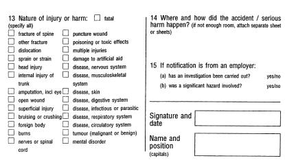 Questions 13-15 relating to this form